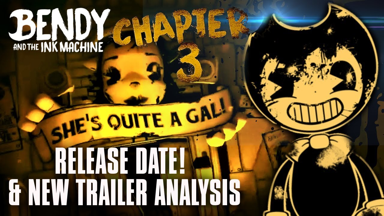 BATIM CHAPTER 3 | Release Date, Trailer Analysis & Achievements Revealed (Bendy & the Ink Machine)
