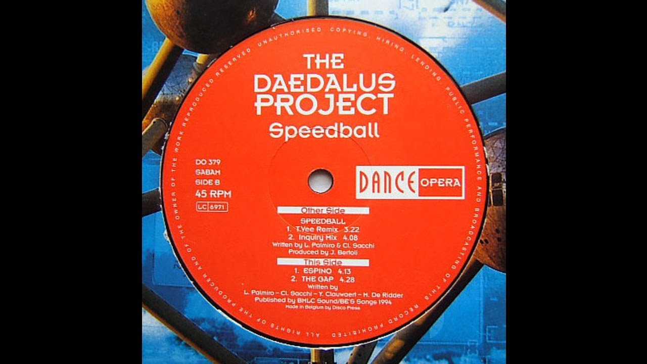 The Daedalus Project - Speedball (T.Vee Remix) (Acid Techno 1993)
