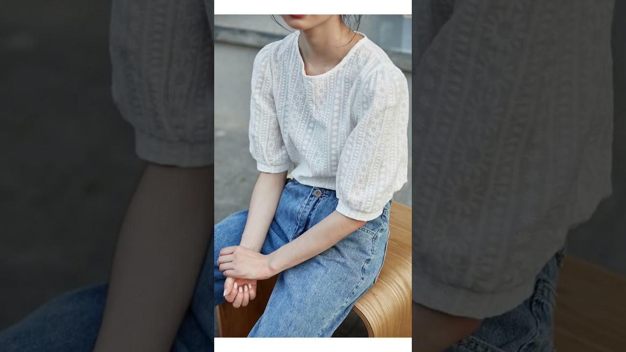 Trendy white top idea's🕊#aesthetic #trending #viralvideo #ytshorts #glowuptips #white #tops