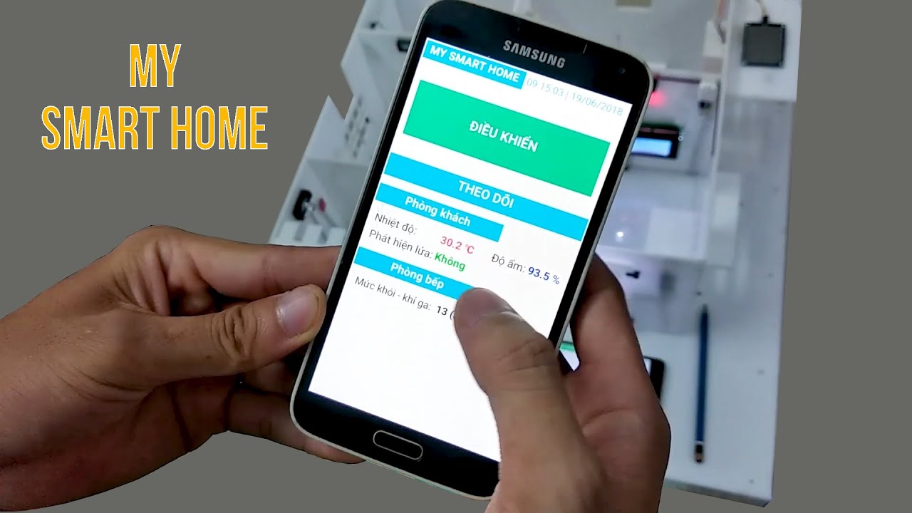 Tôi đã chế tạo một ngôi nhà thông minh | Smart home | NodeMCU, MIT App Inventor, Firebase