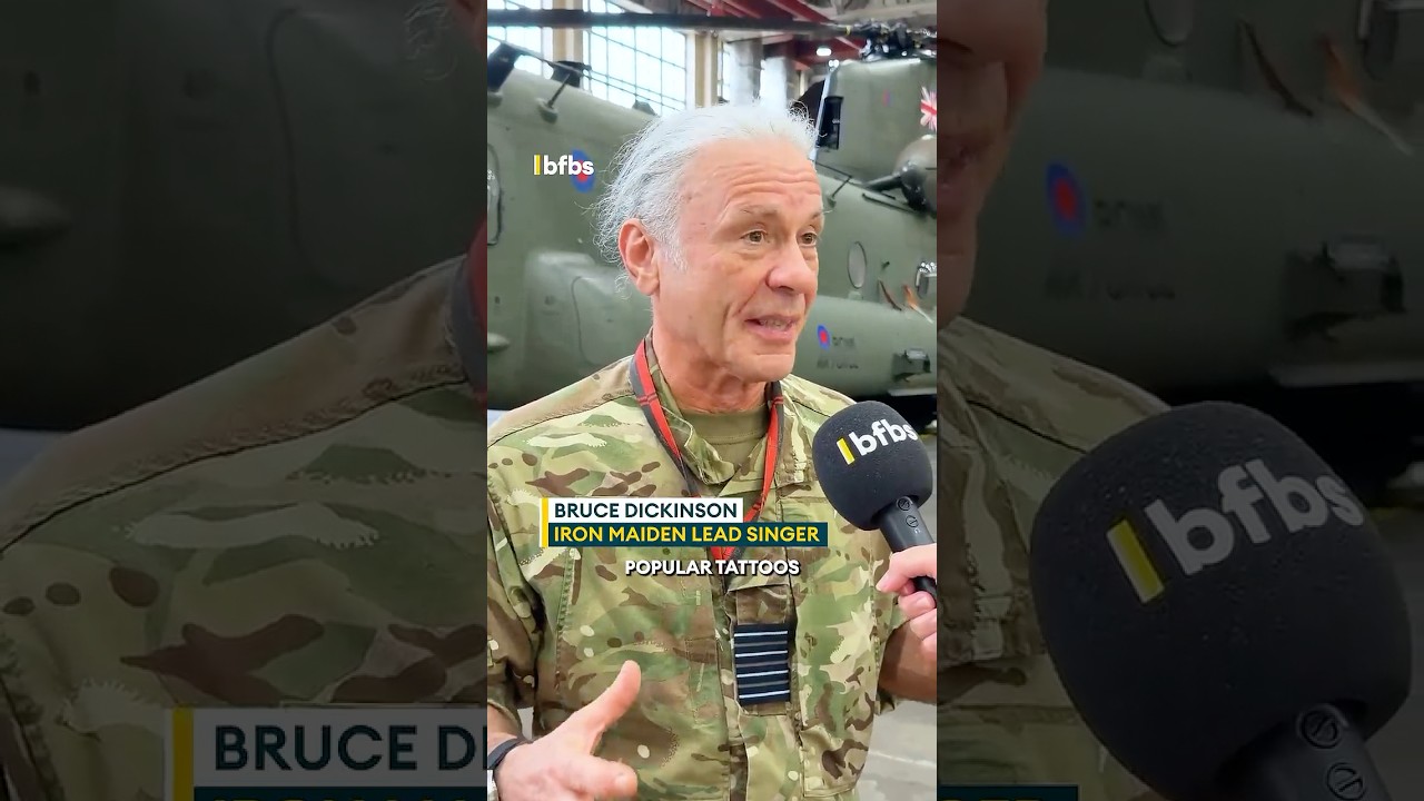 Iron Maiden frontman Bruce Dickinson on Military Connection