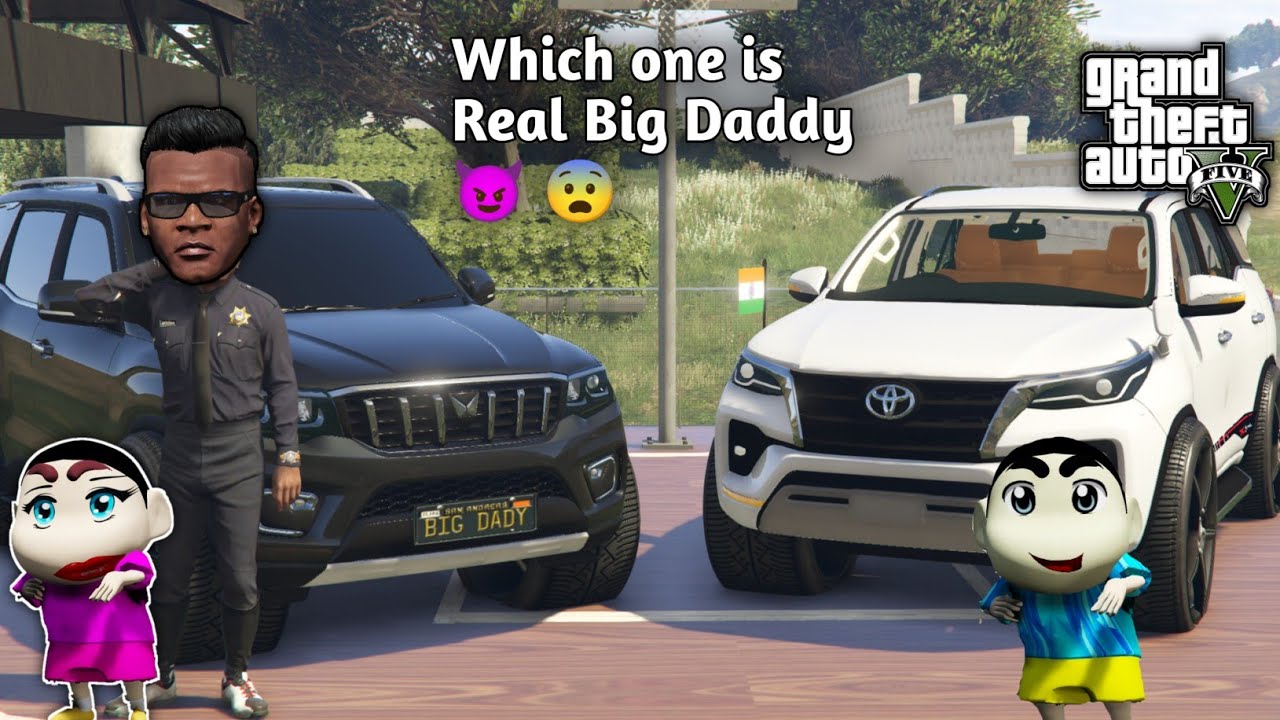 GTA 5: Which One Is Real Daddy Of SUVs🙀Shinchan Has Opposite Side😨Franklin Best😡Ps Gamester