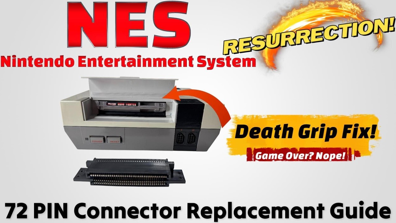 NES Resurrection &mdash; Решение проблемы &laquo;Смертельной хватки&raquo; &mdash; Руководство по замене 72-контактного р...