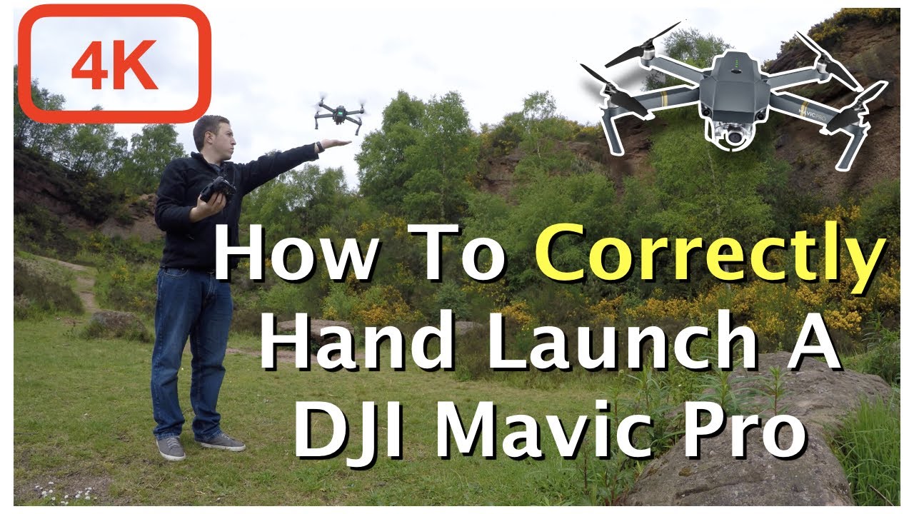 How to CORRECTLY Hand launch and hand catch DJI Mavic Pro drone