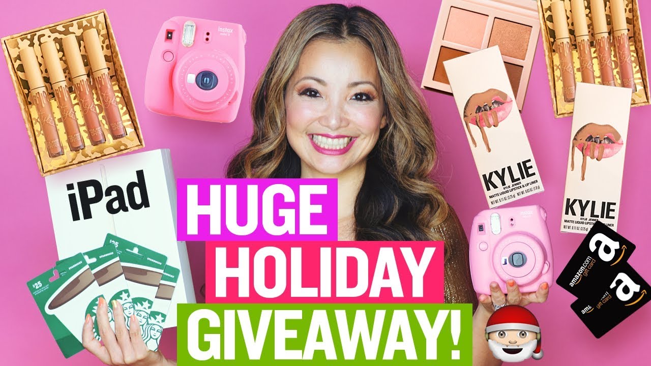 HUGE Holiday GIVEAWAY 2017 (iPad, Kylie Cosmetics, Instax Mini, Gift Cards) OPEN INTERNATIONALLY