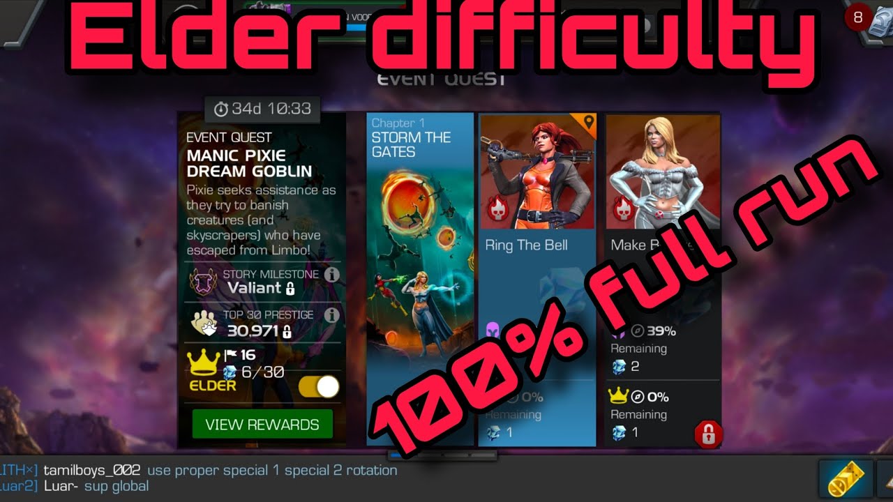 MANIC PIXIE DREAM GOBLIN |Elder Difficulty| 100% - Marvel Contest of Champions 