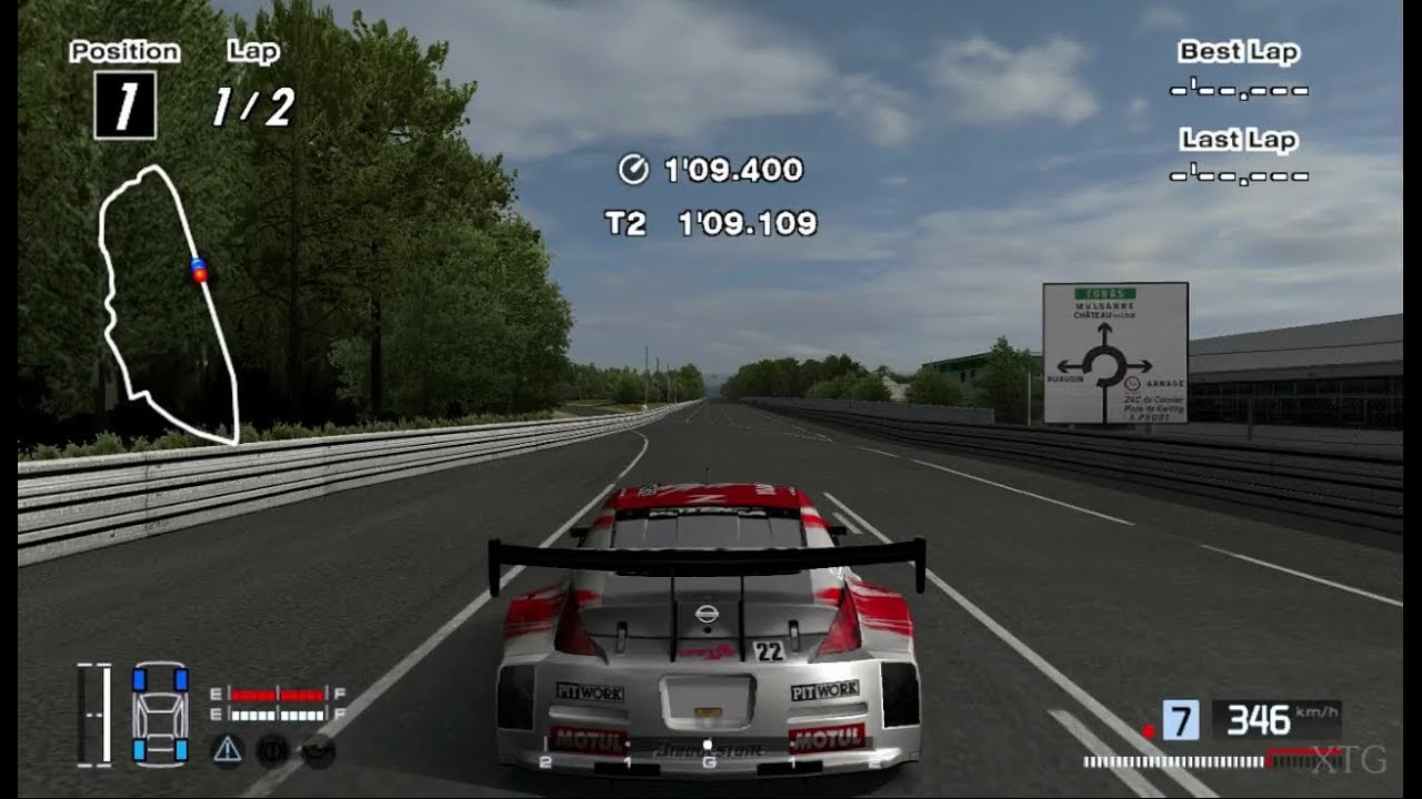 [#1166] Gran Turismo 4 - Nissan MOTUL PITWORK Z (JGTC) '04 Hybrid PS2 Gameplay HD