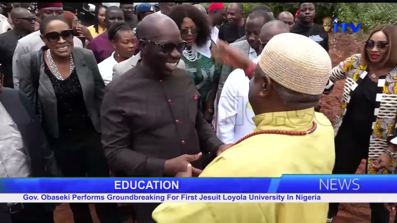 Gov. Obaseki Performs Groundbreaking For First Jesuit Loyola University In Nigeria