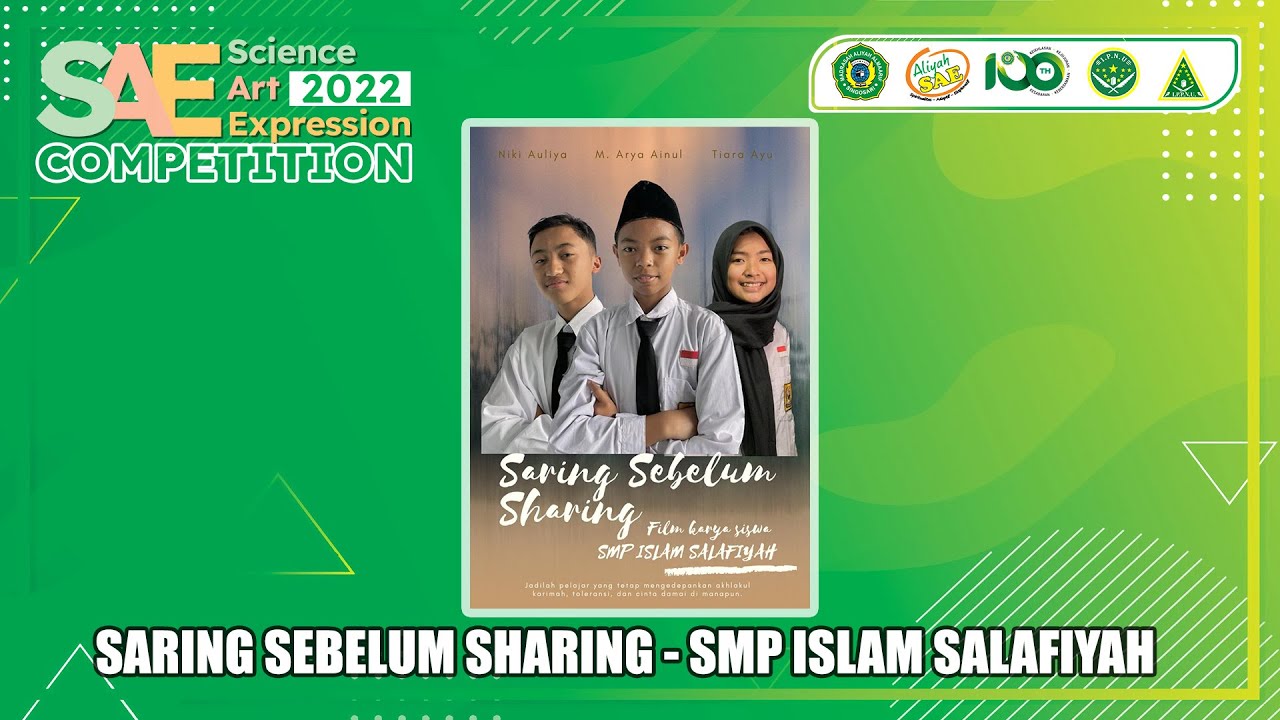 SARING SEBELUM SHARING (SMPI SALAFIYAH) - SHORT MOVIE