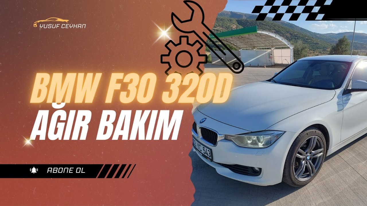 BMW F30 320d Motor İndi I Ağır Bakım I Lastik Degisimi I Boyasız Göçük Yoketme
