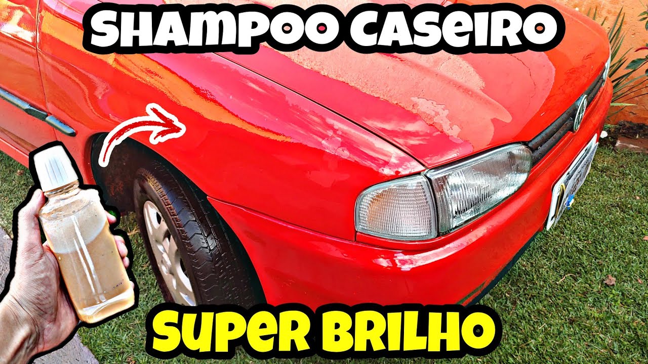 Como Fazer Shampoo Automotivo Caseiro com Cera.