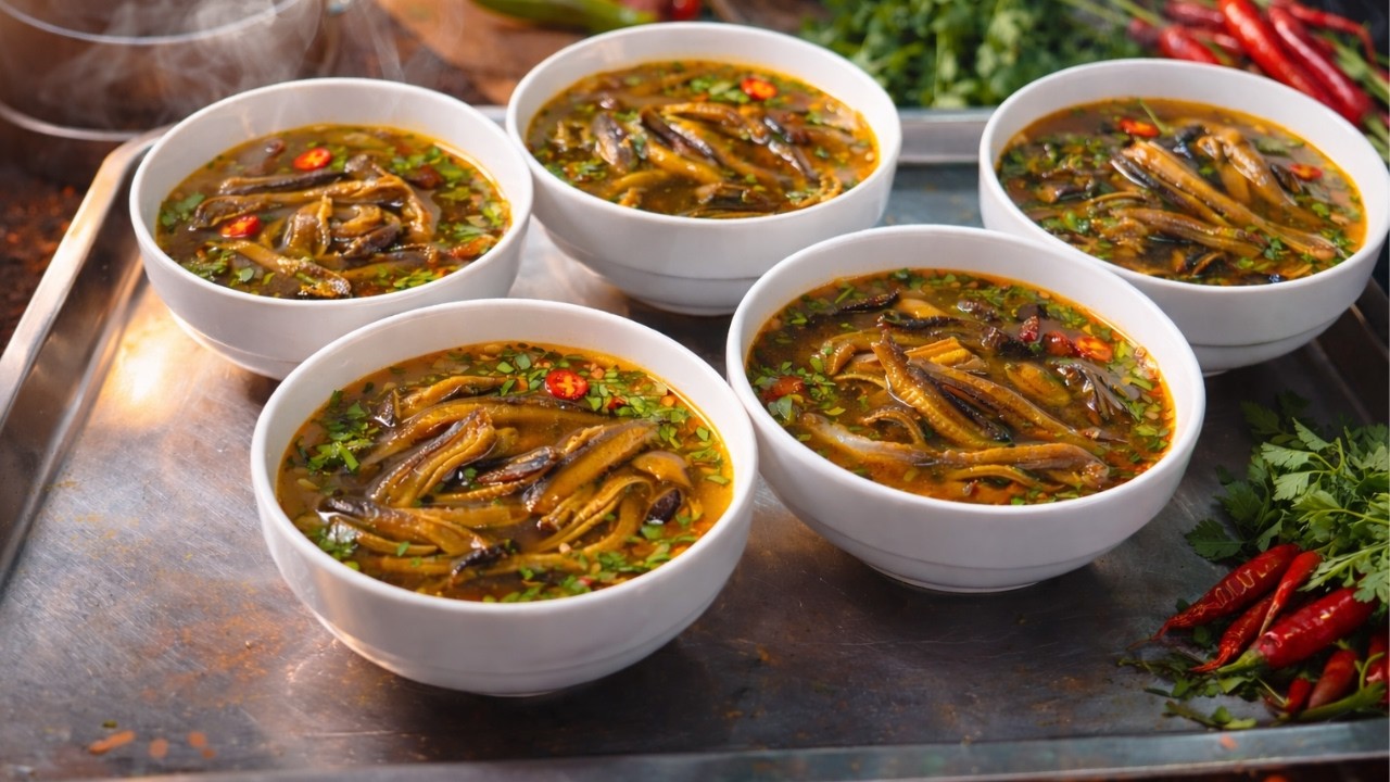 “Vietnam’s Famous Spicy Eel Soup | A Hidden Street Food Gem!”