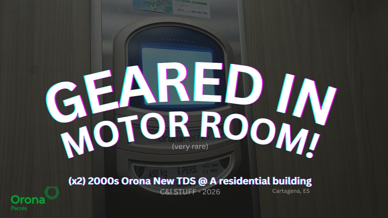 RARE INSTALL! x2 Orona (Pecrés) New TDS lifts @ A residential building - Cartagena, ES