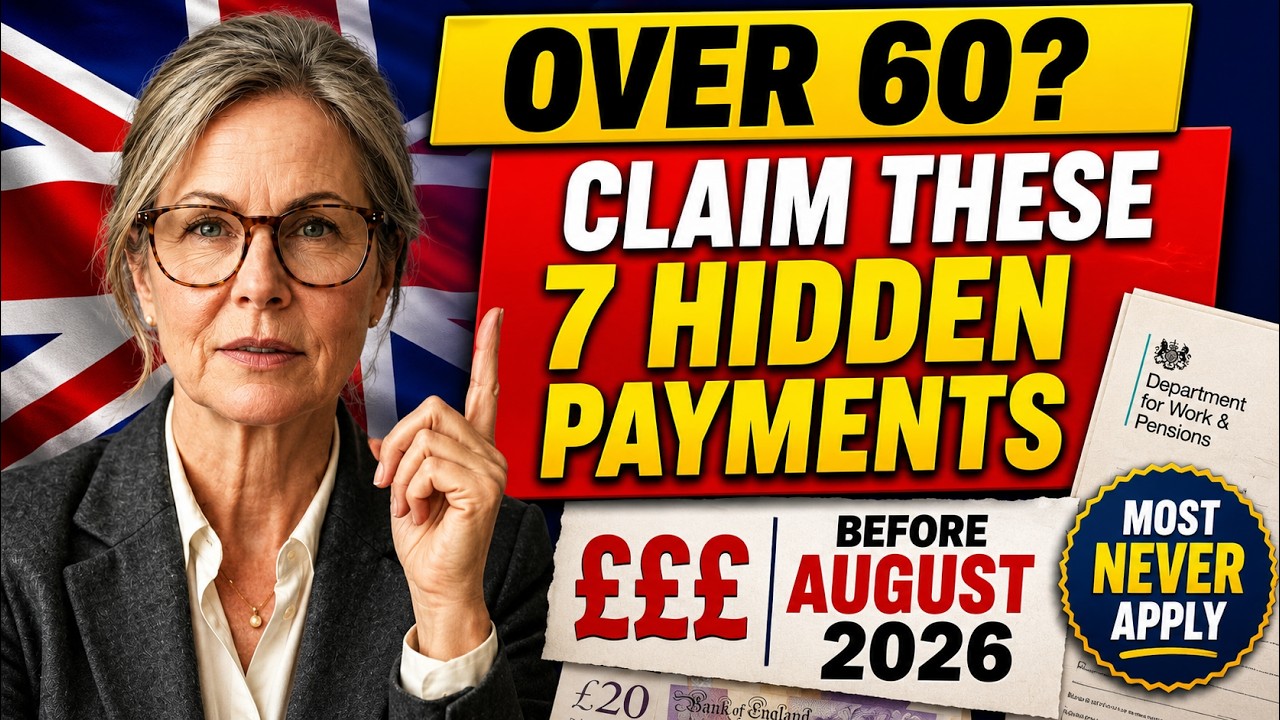 💰 UK PENSIONERS 60+: CLAIM THESE 7 HIDDEN PAYMENTS BEFORE AUGUST 2026 &mdash; Most Never Apply