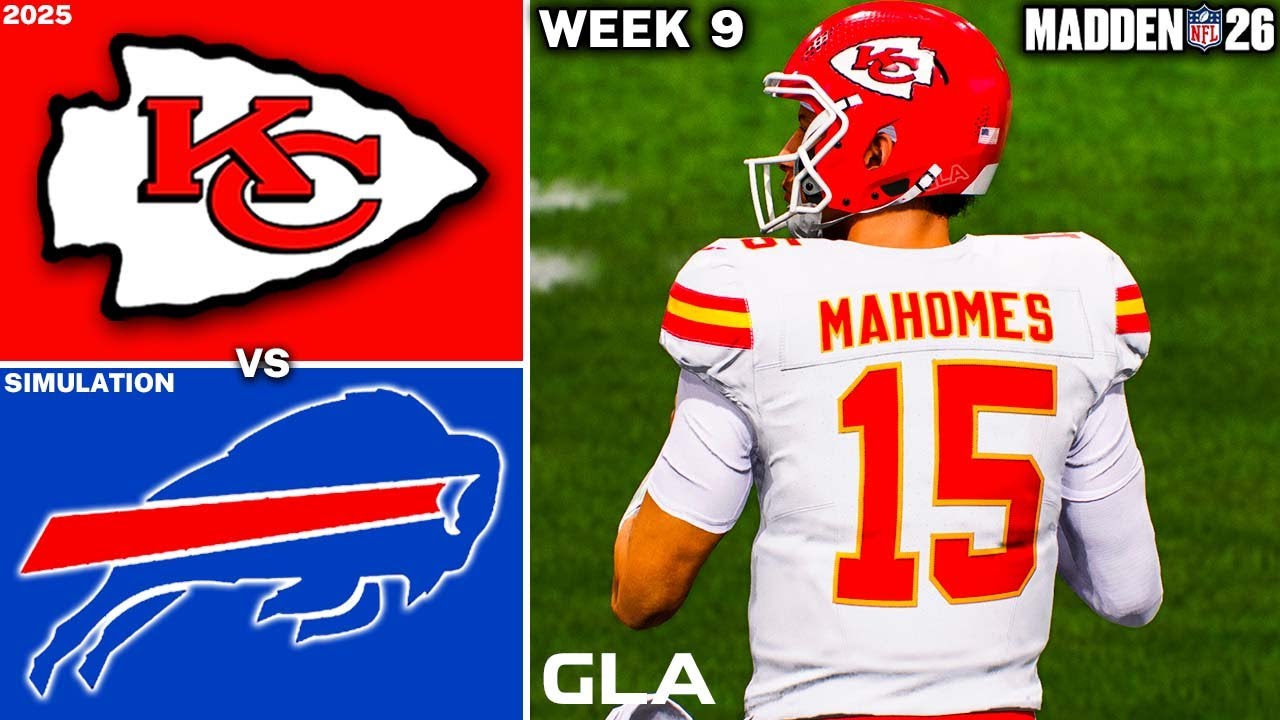 Chiefs vs. Bills | Week 9 Simulation | Madden 26 PS5 Gameplay