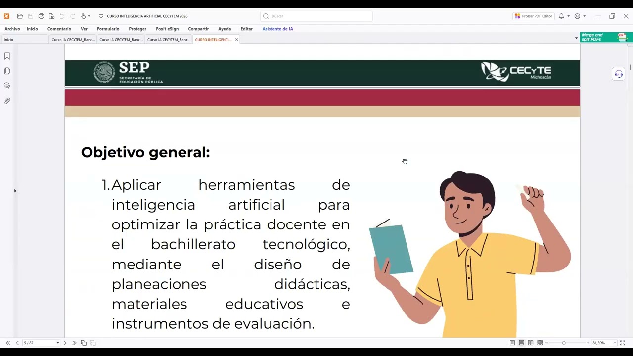 Sesión 1: Herramientas de IA para Optimizar la Práctica Docente CECyTE Michoacán