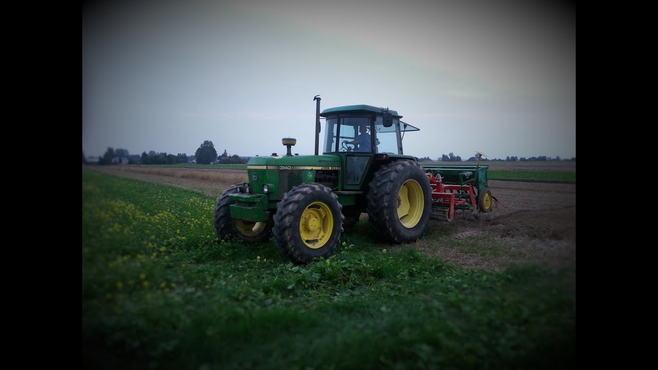 Uprawa ścierniskowa i jesienne siewy 2015 John Deere 3140, Agro-Masz AS3, AP26 Amazone D7