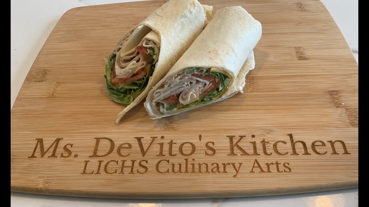 Turkey and Cheese Wrap Sandwich