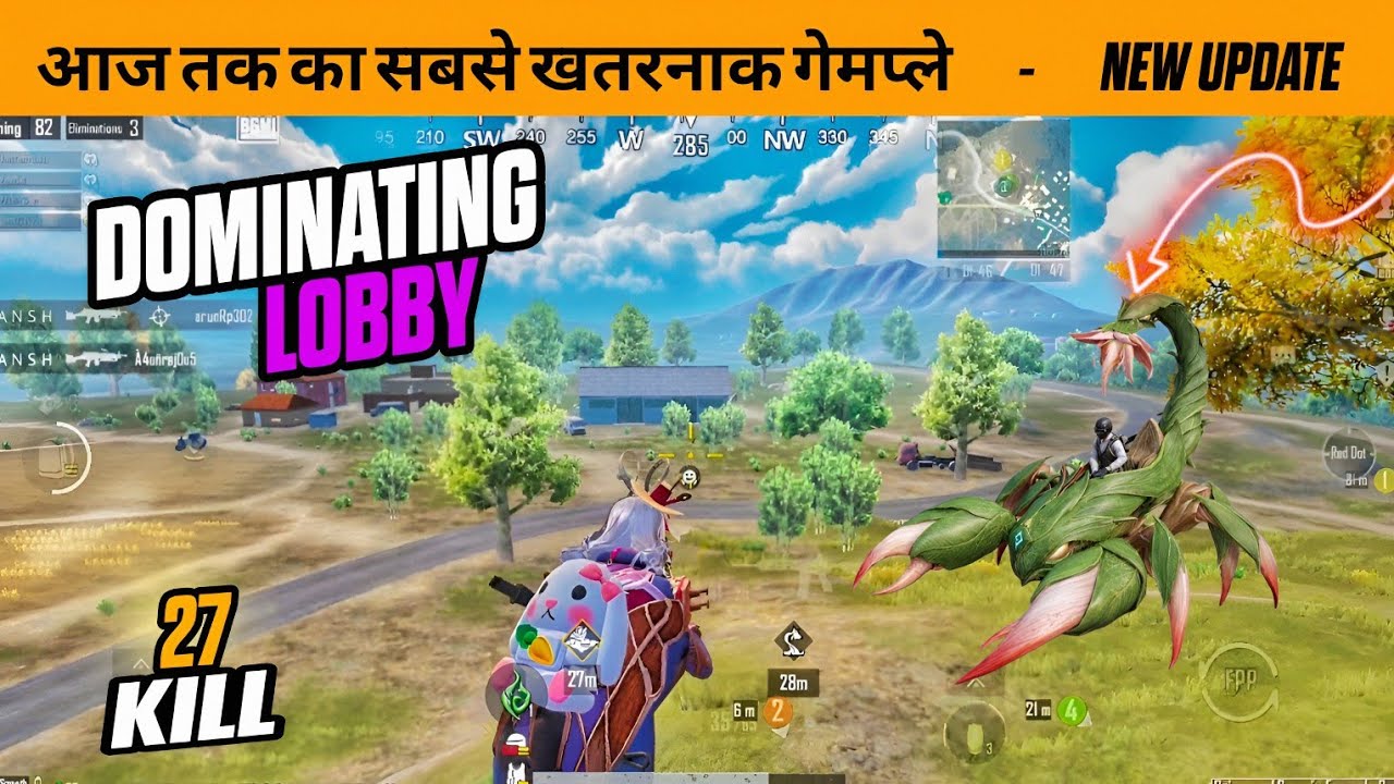 27 Kills in Conqueror Lobby 😳 | BGMI 4.2 Gameplay! Patna Se Hai