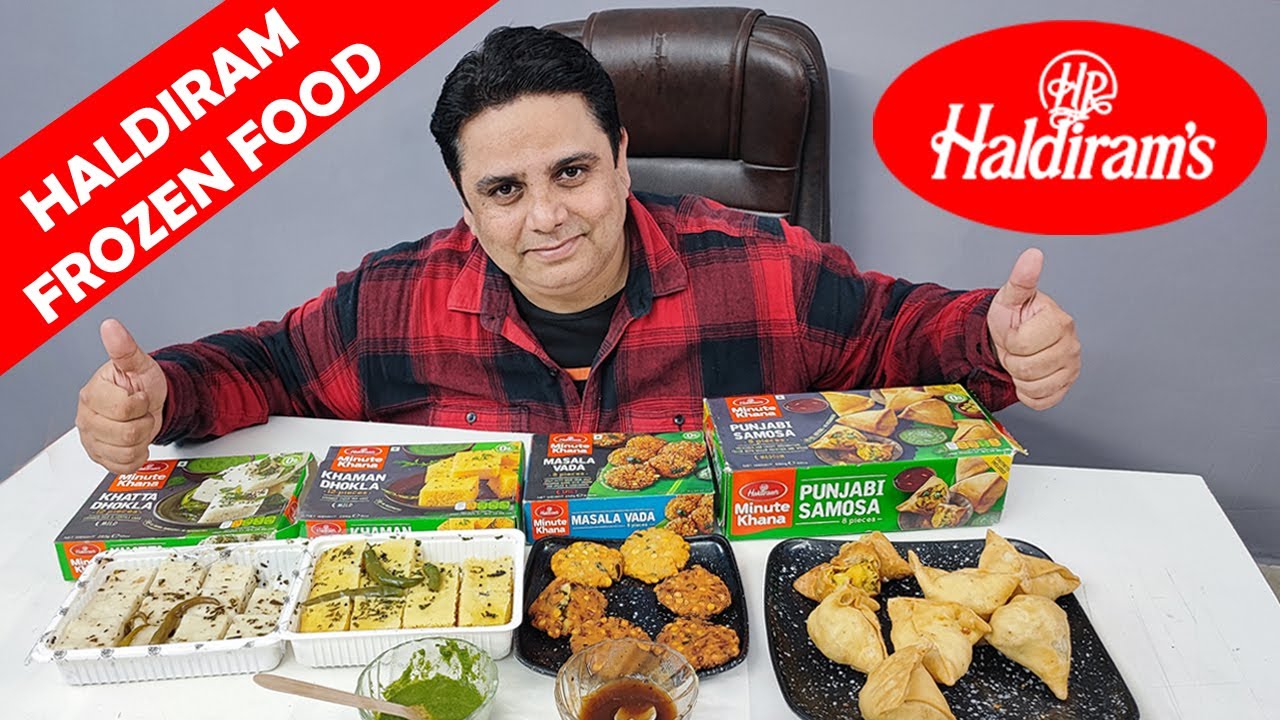 Haldiram Frozen Food ! Haldiram Frozen Snacks ! Frozen Samosa ! Delhi Street Food Indian Food Vlogs