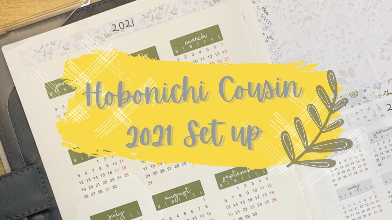 Hobonichi Cousin Avec Planner Setup | No talking, Music Only