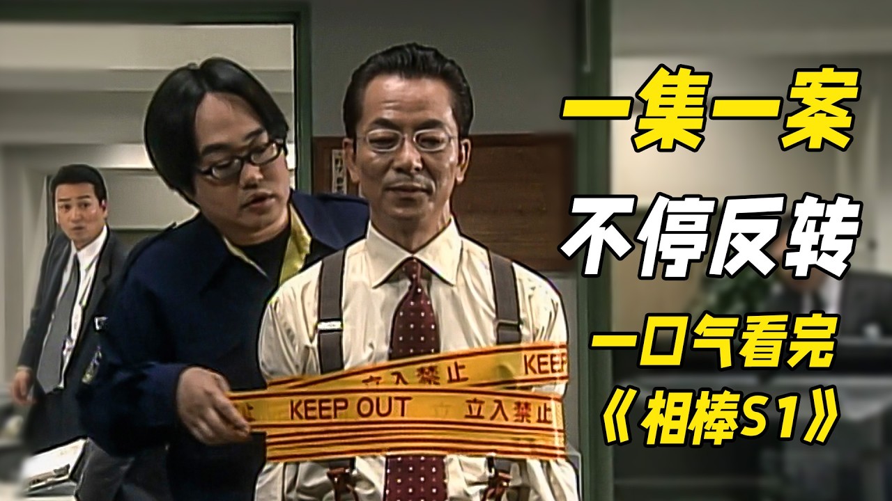 一口氣看完高分推理神作《相棒》，雙男主智破奇案，一集一個故事根本看不過來