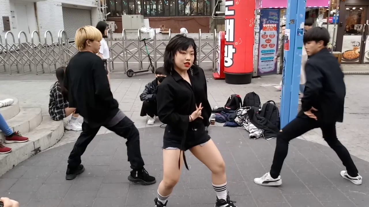 에너자이주(ENERGYJU)/벌써 12시(Gotta Go)-청하(CHUNG HA) 190406 홍대(HongDae) Busking 직캠 fancam/kpop dance cover