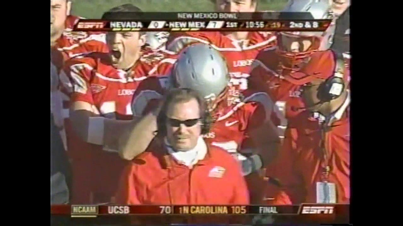 New Mexico Bowl 2007 Full Game Nevada at New Mexico