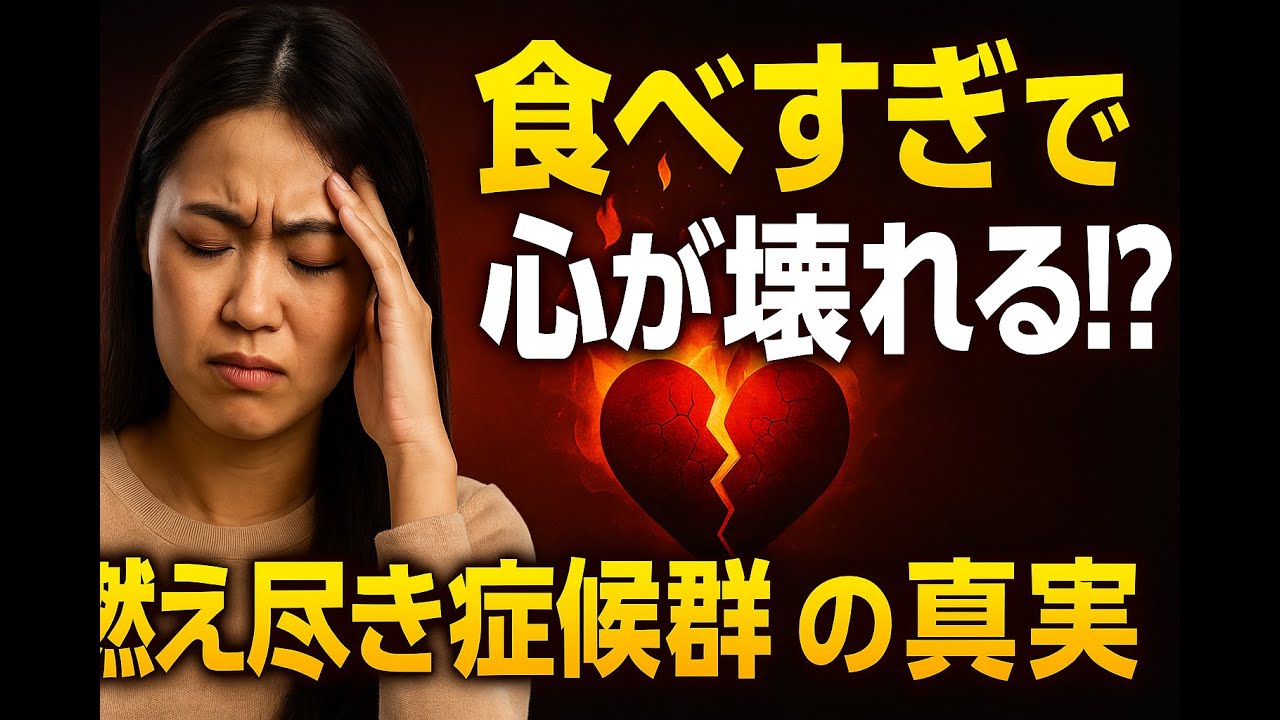 慢性ストレスで過食になる理由とは？心の燃え尽き症候群を防ぐ食事法