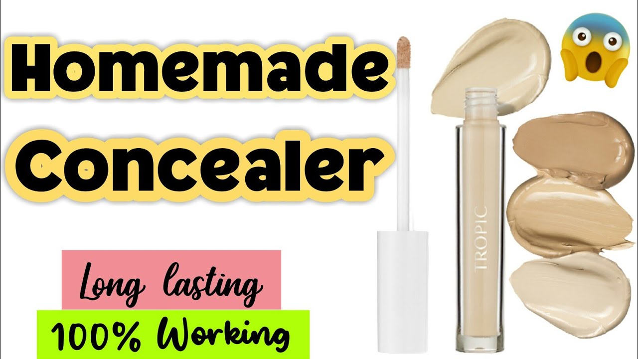 How To Make Concealer At Home | DIY Homemade Concealer From Talcum Powder
