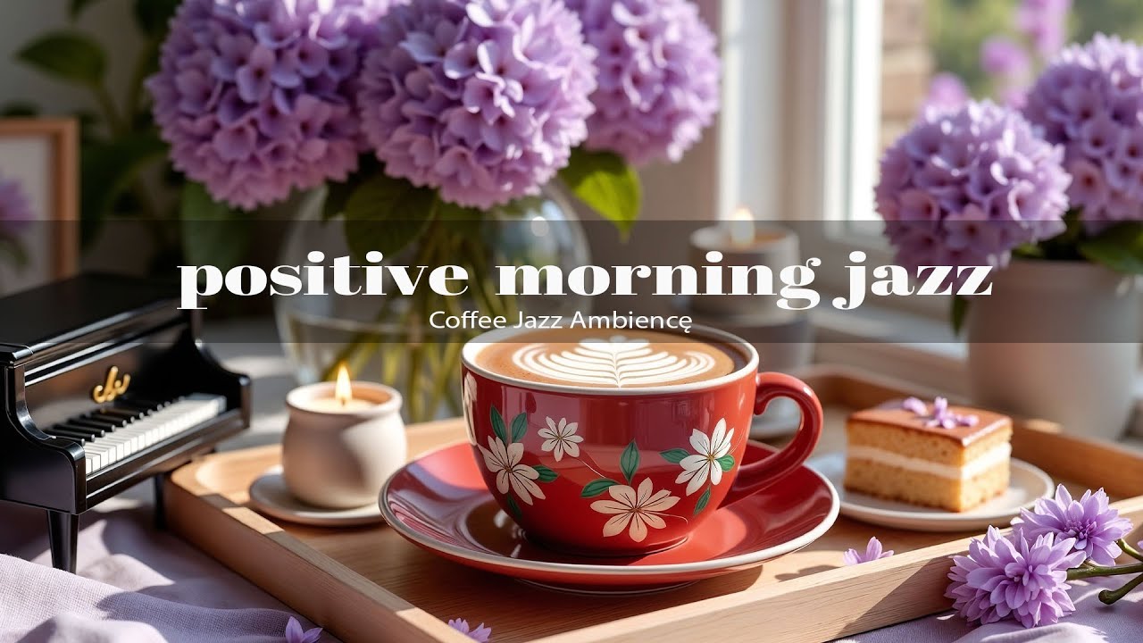 Positive Morning Coffee Jazz ☕ Relaxing Bossa Nova Cafe Music for Chill & Focus
