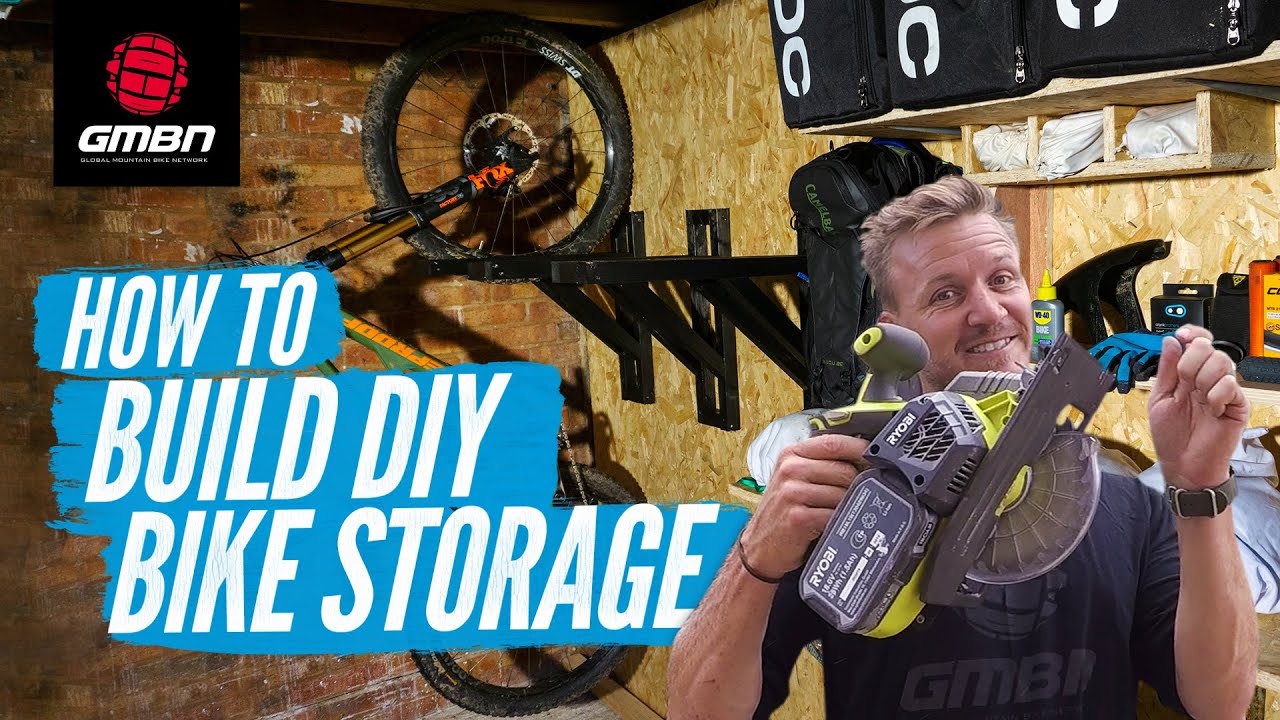 How To Build DIY Bike Storage | Blake Builds A Mountain Bike Rack