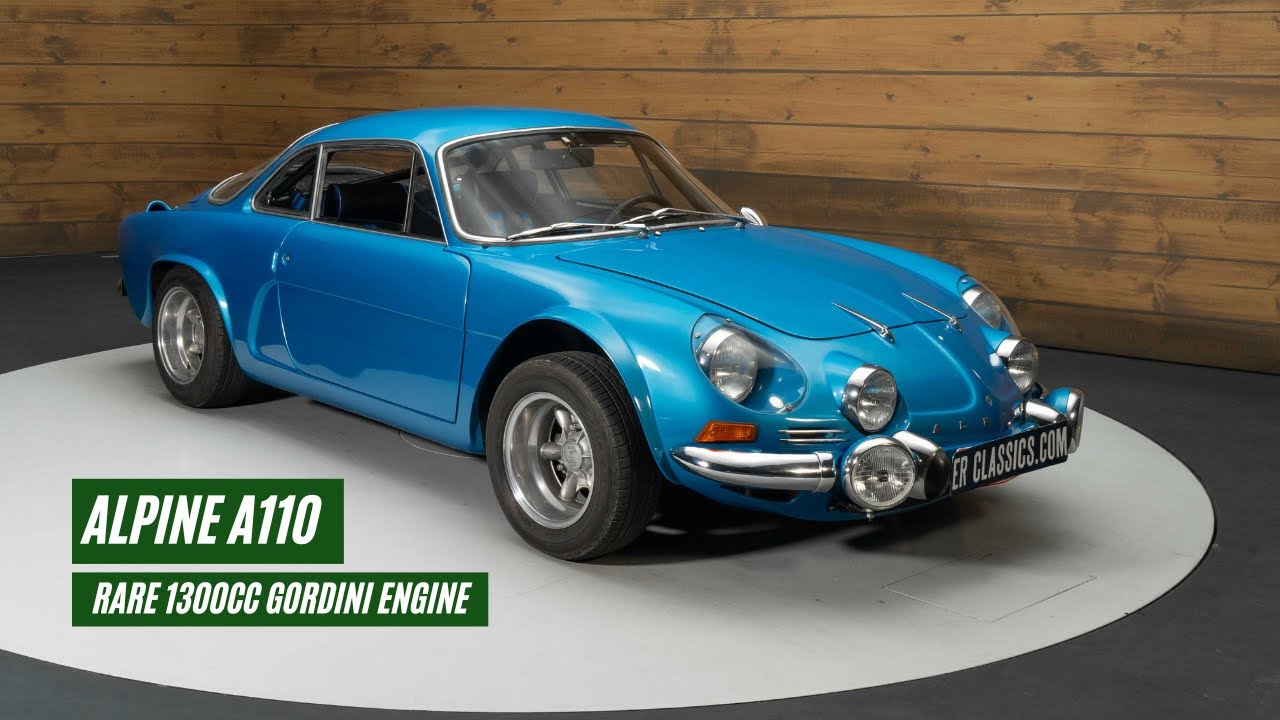 Alpine A110 1300 Gordini | Restored | Rare | 1974 -VIDEO- www.ERclassics.com
