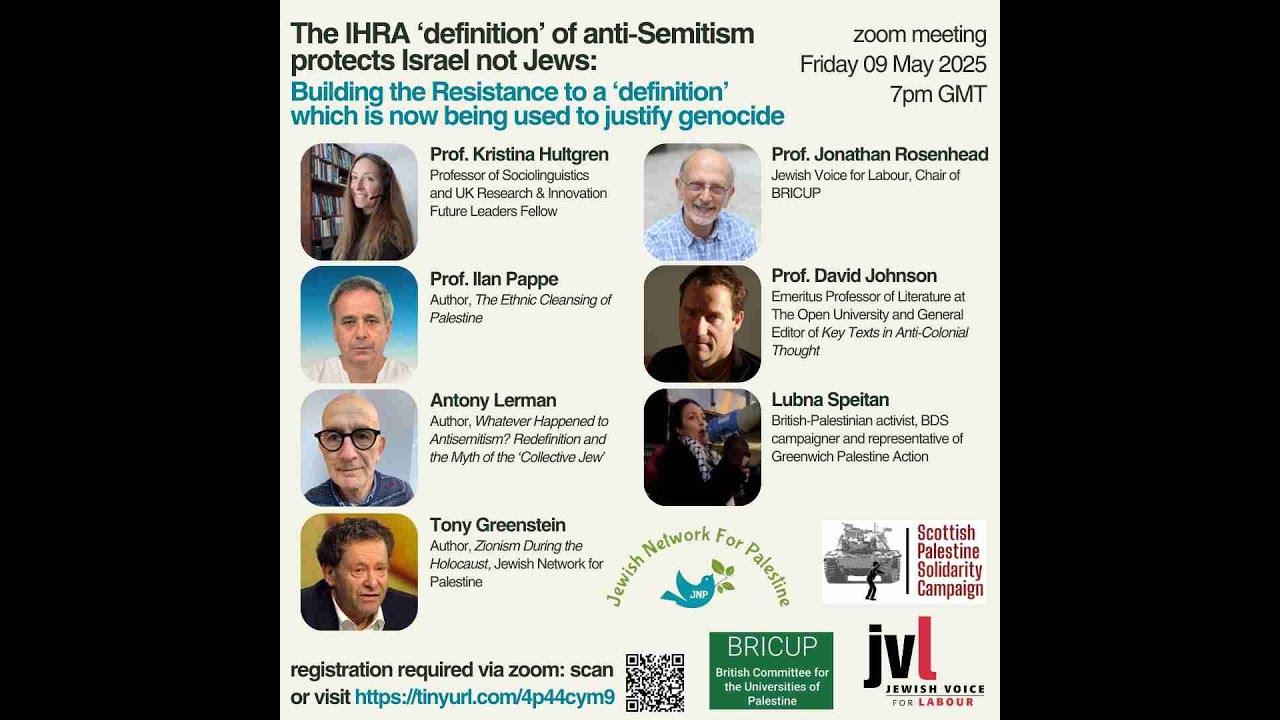 The IHRA ‘definition’ of antisemitism protects Israel rather than Jews: How to build resistance?