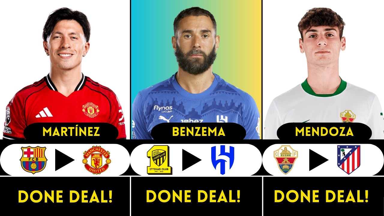Latest Transfer News 2026 | New Transfers & Rumors Today 🚨🔥ft. Martínez, Benzema, Mendoza...etc