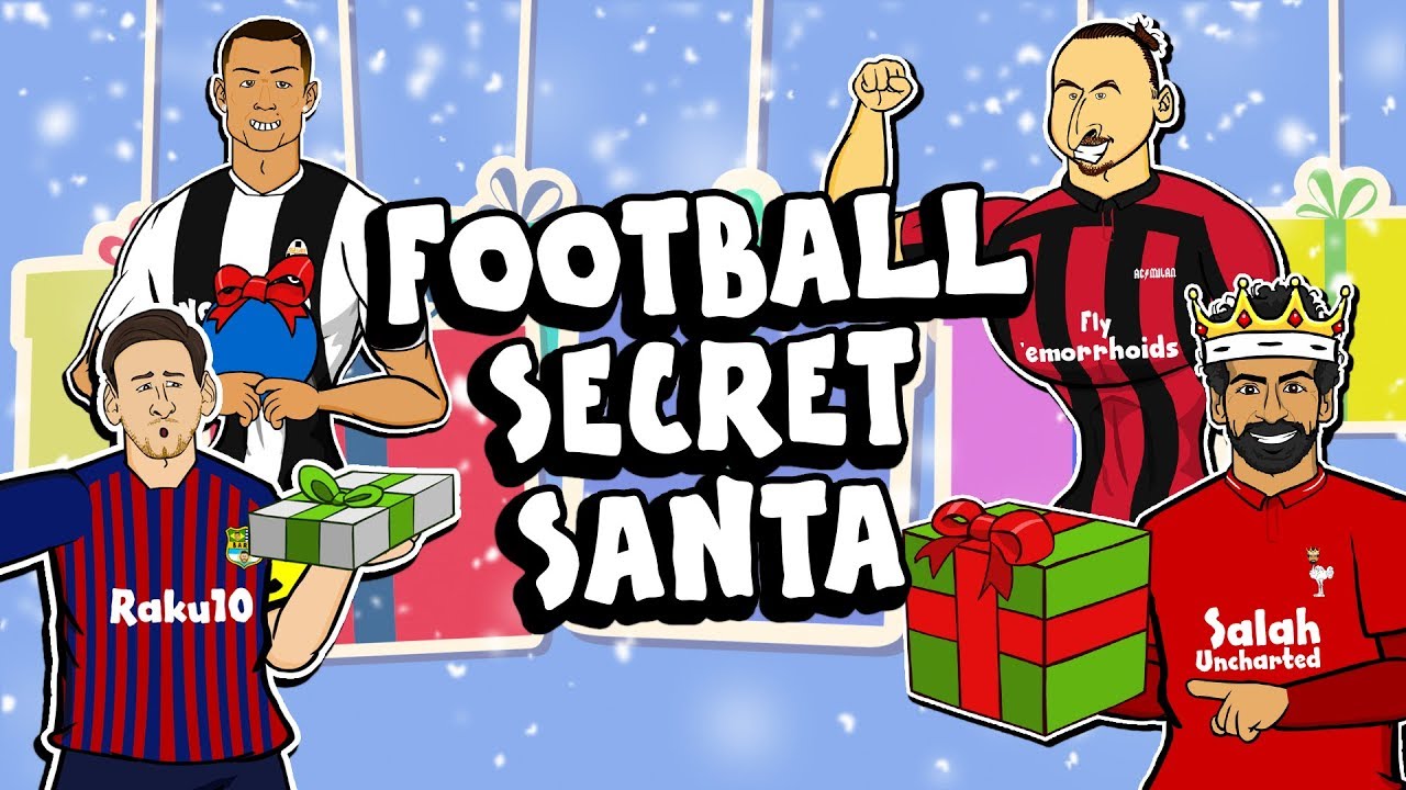 🎁⚽️FOOTBALL SECRET SANTA 2018⚽️🎁 (Parody feat. Zlatan Messi Ronaldo Neymar Salah and more!)