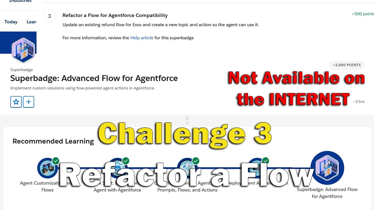 Superbadge Advanced Flow for Agentforce Unit - Challenge 3 - Refactor a Flow for Agentforce