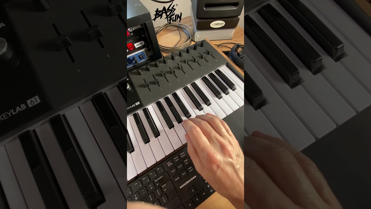 Retro 80s Music Producer | Bass Fun #retromusic #1980s #vintagemusic