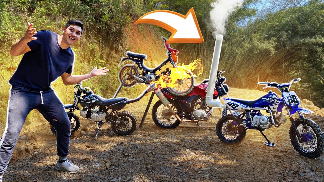 FABRICAMOS ESCAPAMENTO CASEIRO NAS MOTO NOVA