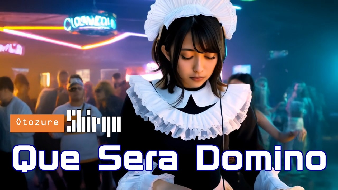 【AI Music】音連・紫龍 - ケ・セラ・ドミノ, Otozure Shiryu - Que Sera Domino [ MV ] #メイドDJ #electroswing #hiphop