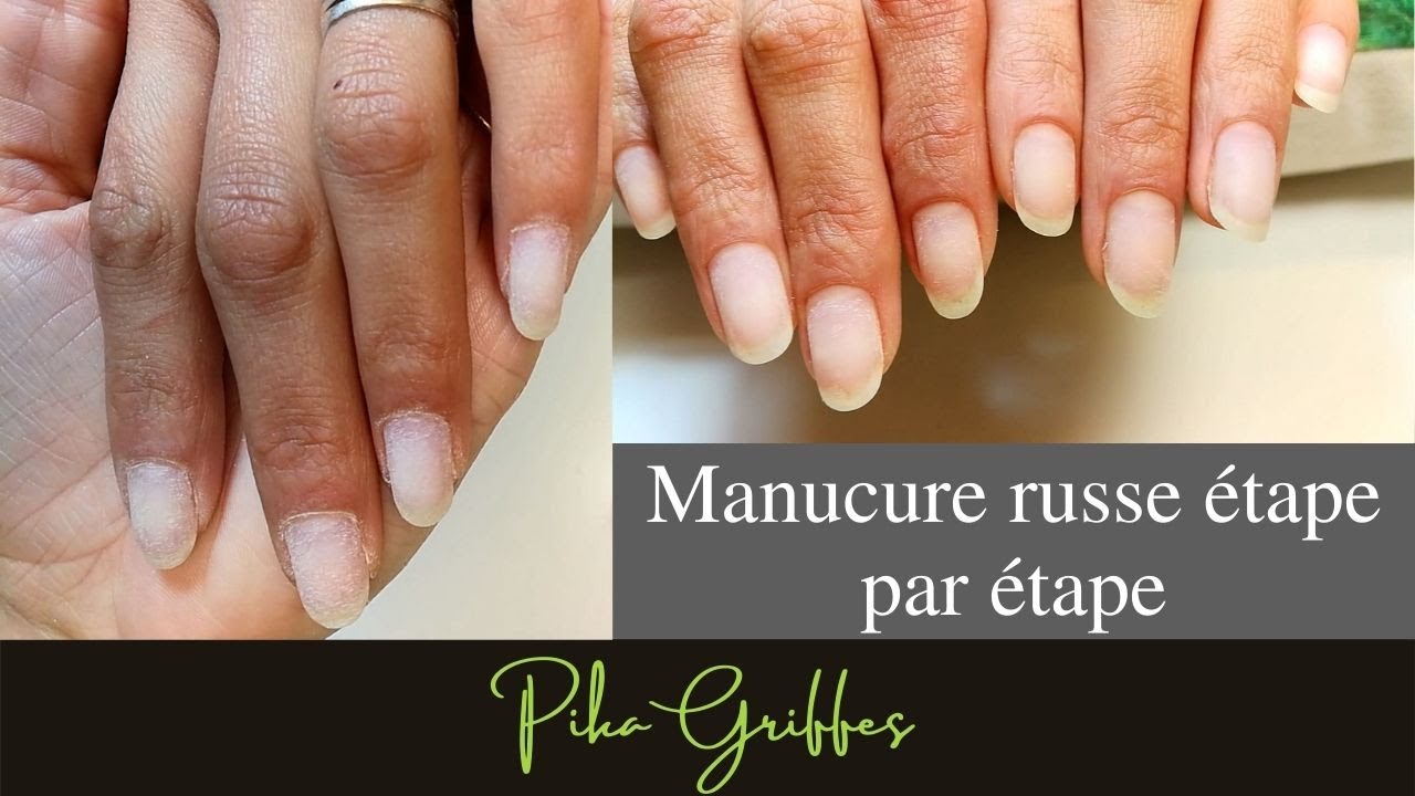 Manucure russe &eacute;tape par &eacute;tape
