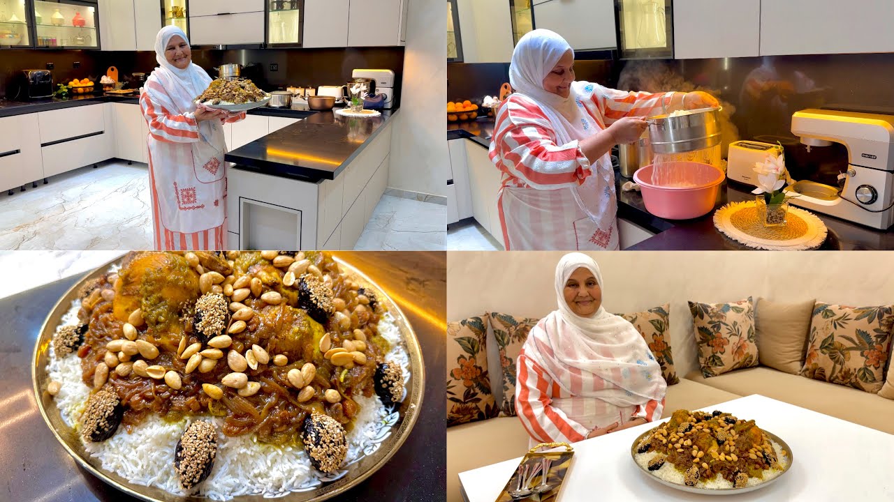 سفة الروز بالدجاج كتوجد بفورة وحدة🥰من يد الطباخة المحترفة مي رابحة🥰البنة ديالها مكتوصفش🥰