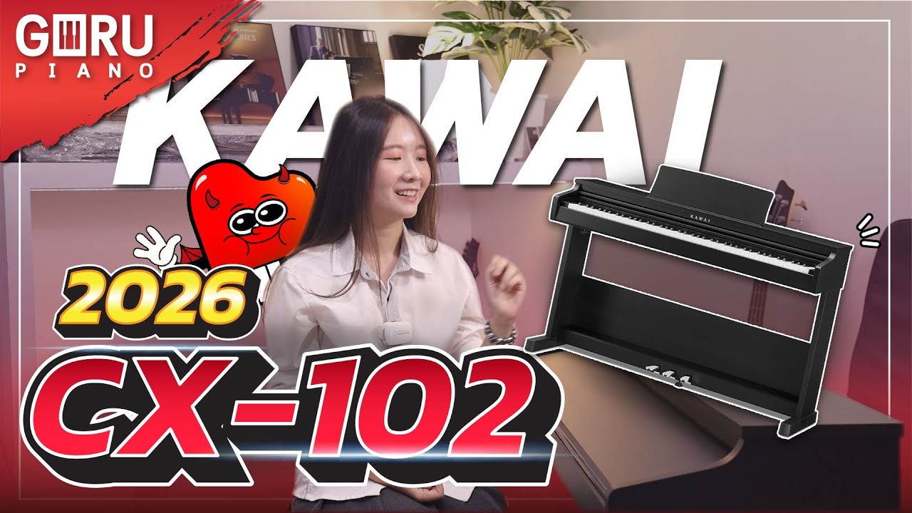 รีวิวเปียโนไฟฟ้าปี2026 Kawai CX-102 อัพเกรดมามีอะไรบ้าง? |GURU PIANO 🎹 EP.80