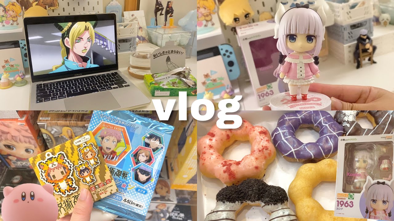 vlog 🎀 first nendoroid unboxing, anime merch at kinokuniya, buyee haul, japanese food