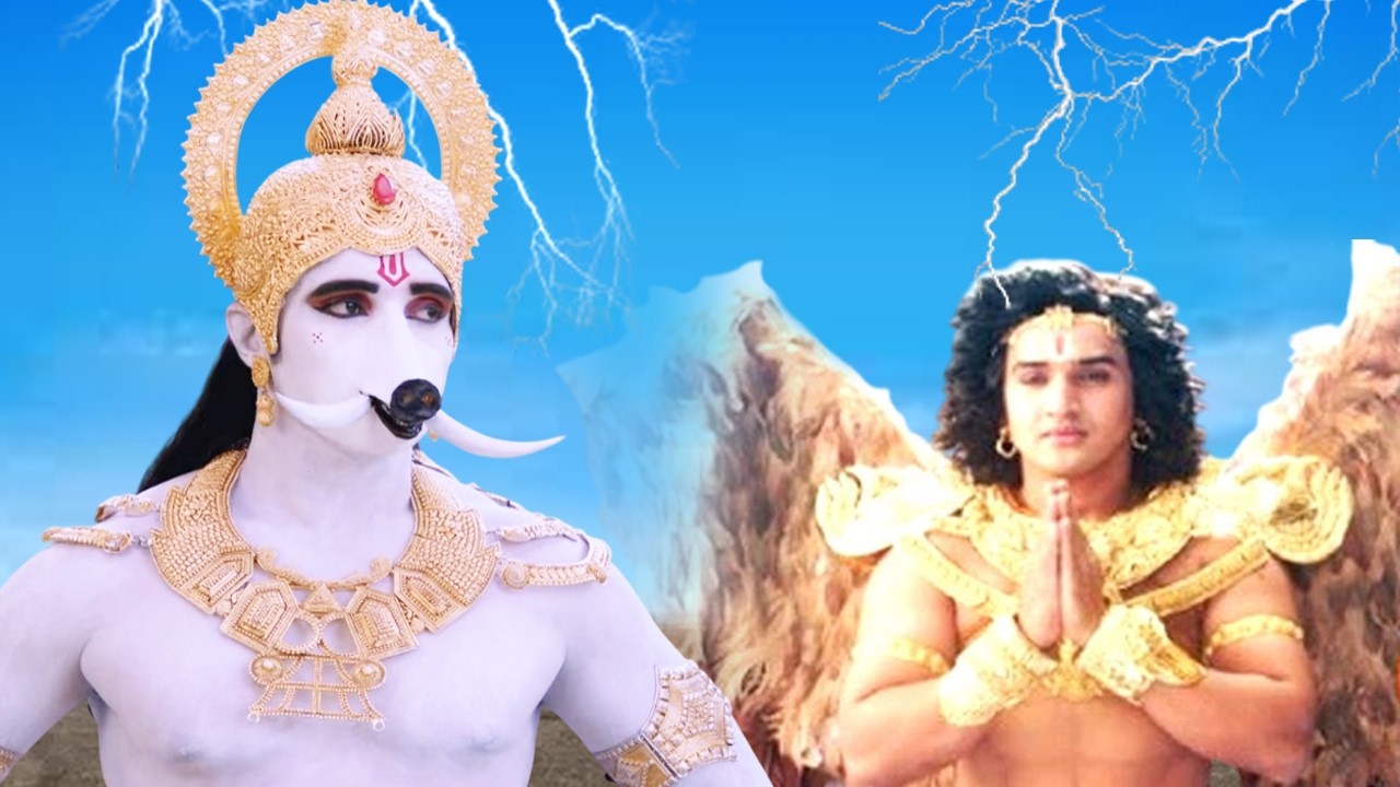जब श्री हरी ने वराह अवतार से ली गरुड़ की परीक्षा | Dharm yoddha garud Ep-225