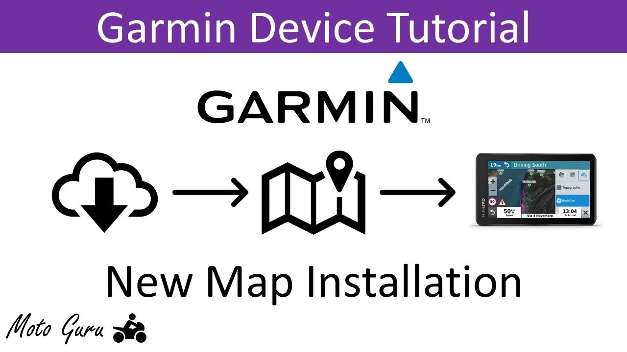 Как установить новую карту на устройство Garmin
