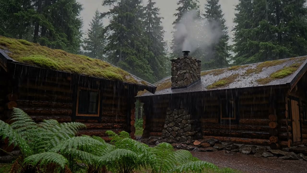 Rain in Quiet Forest 🌧️ Calm Ambience for Sleeping, Relaxation, and Focus Work