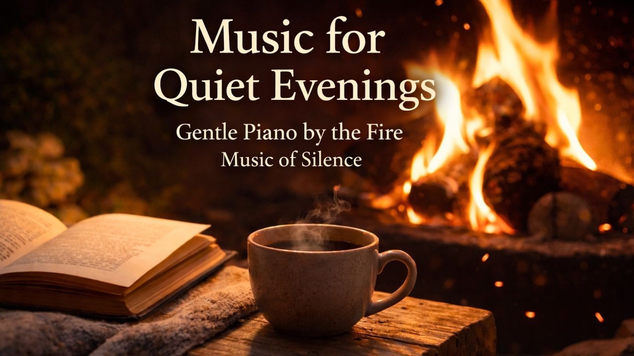 Gentle Piano by the Fire | Music of Silence