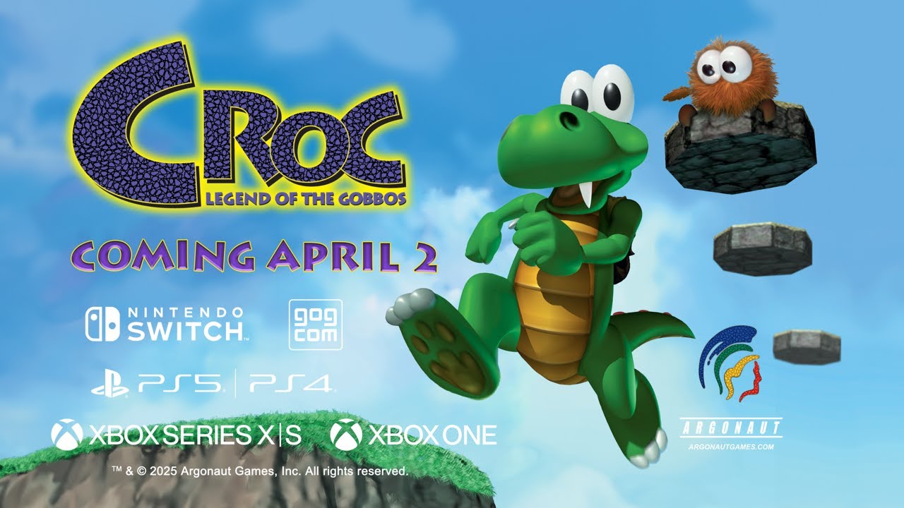 Croc Legend of the Gobbos coming April 2nd!