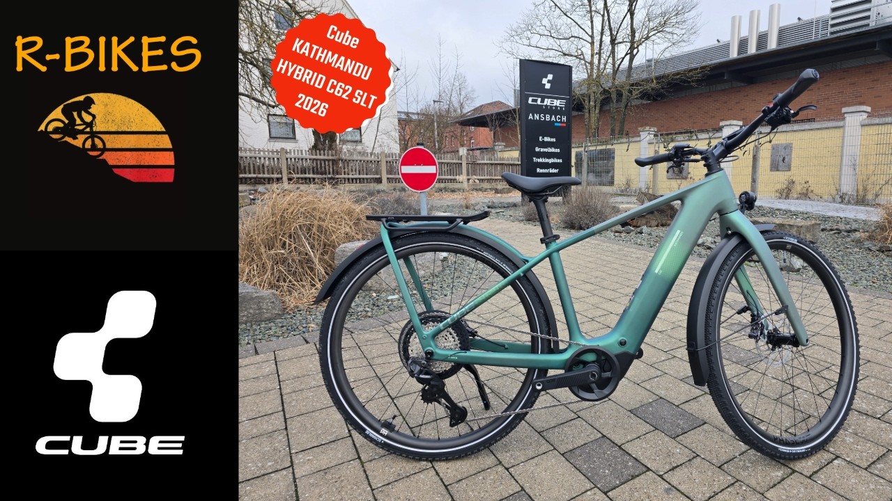 E-Bikes 2026 CUBE Kathmandu Hybrid C:62 SLT 400X - Full Walaround & Details
